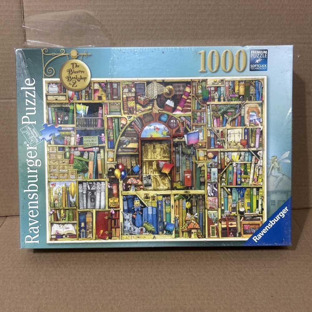Ravensburger 19314 Colin Thompson The Bizarre Bookshop Jigsaw Puzzle -1000 Piece